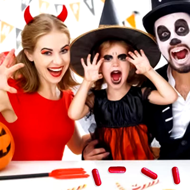 Hematemesis Capsules Stage Blood Halloween Fun Joke Horror Scary Prank Toy Fake Blood Decoration for Photographer and Masquerade