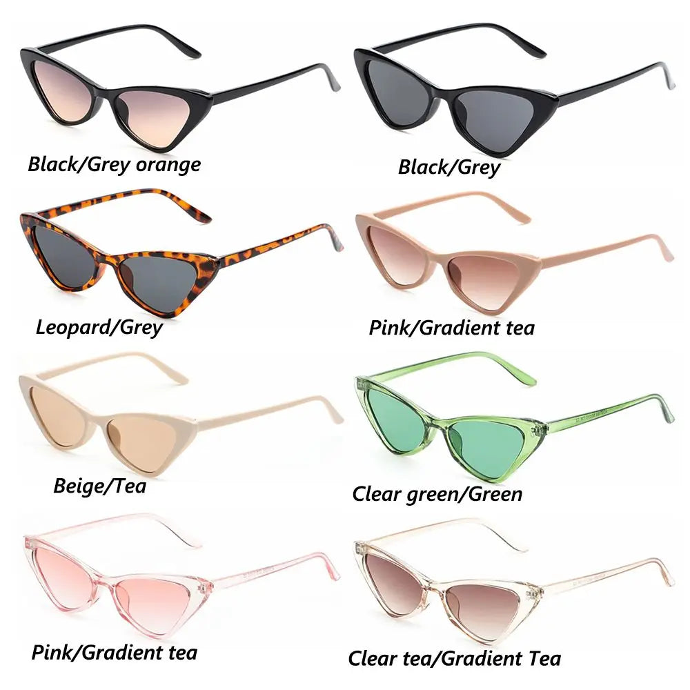 New Vintage Cat Eye Sunglasses Women Sexy Retro Small Frame Sun Glasses 2025 Brand Female Shades Outdoor Eyewear UV400 Oculos