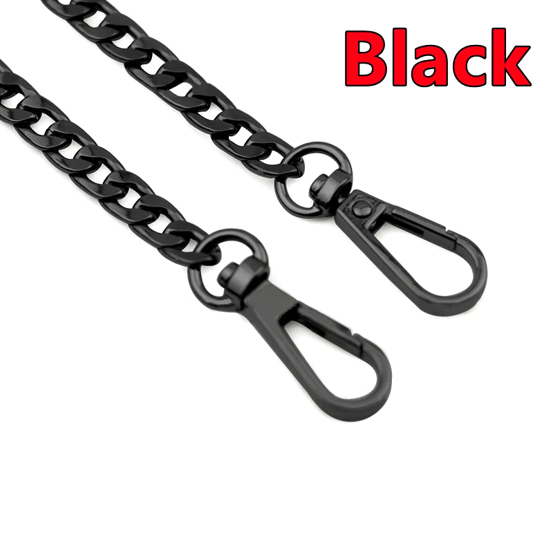 40/120CM High Quality Metal Bag Chain DIY Woven Bag Aluminum Shoulder Strap Crossbody Bag Metal Replacement Chains Accessories